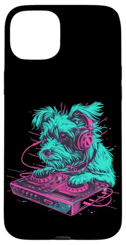 Dog Music DJ Artwork EDM Beatmaker Techno Plattenspieler DJ Hund Hülle für iPhone 15 Plus Dog Music DJ Artwork EDM Beatmaker Techno Plattenspieler DJ Hund Hülle für iPhone 15 Plus von Turntable DJ Music Animals
