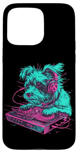 Dog Music DJ Artwork EDM Beatmaker Techno Plattenspieler DJ Hund Hülle für iPhone 15 Pro Max Dog Music DJ Artwork EDM Beatmaker Techno Plattenspieler DJ Hund Hülle für iPhone 15 Pro Max von Turntable DJ Music Animals
