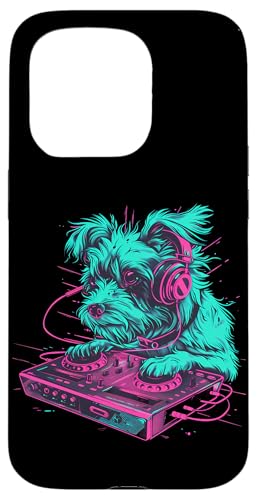 Dog Music DJ Artwork EDM Beatmaker Techno Plattenspieler DJ Hund Hülle für iPhone 15 Pro Dog Music DJ Artwork EDM Beatmaker Techno Plattenspieler DJ Hund Hülle für iPhone 15 Pro von Turntable DJ Music Animals