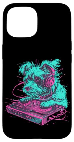 Dog Music DJ Artwork EDM Beatmaker Techno Plattenspieler DJ Hund Hülle für iPhone 15 Dog Music DJ Artwork EDM Beatmaker Techno Plattenspieler DJ Hund Hülle für iPhone 15 von Turntable DJ Music Animals