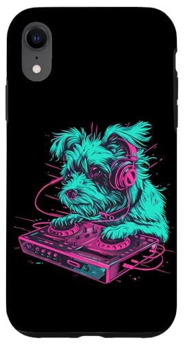 Dog Music DJ Artwork EDM Beatmaker Techno Plattenspieler DJ Hund Hülle für iPhone XR Dog Music DJ Artwork EDM Beatmaker Techno Plattenspieler DJ Hund Hülle für iPhone XR von Turntable DJ Music Animals
