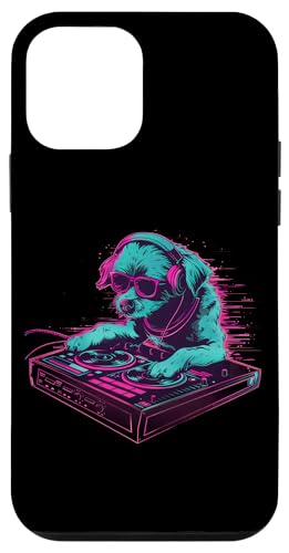 Dog Music DJ Beatmaker Techno Plattenspieler DJ Dog Artwork EDM Hülle für iPhone 12 mini von Turntable DJ Music Animals