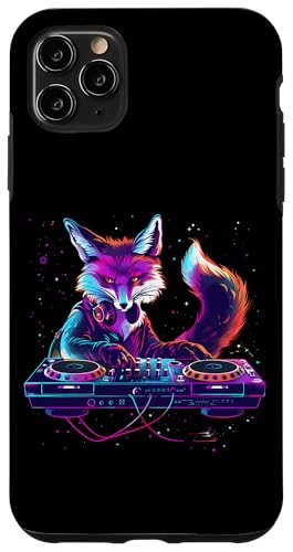 Fox Music DJ Bunte Plattenspieler DJ Fox Techno House Music Hülle für iPhone 11 Pro Max Fox Music DJ Bunte Plattenspieler DJ Fox Techno House Music Hülle für iPhone 11 Pro Max von Turntable DJ Music Animals