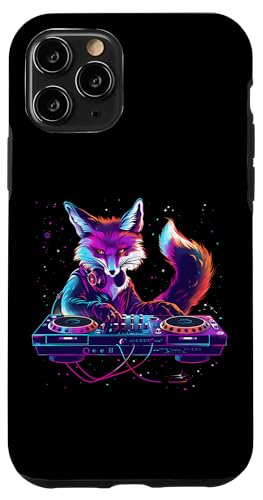 Fox Music DJ Bunte Plattenspieler DJ Fox Techno House Music Hülle für iPhone 11 Pro Fox Music DJ Bunte Plattenspieler DJ Fox Techno House Music Hülle für iPhone 11 Pro von Turntable DJ Music Animals