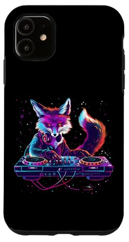 Fox Music DJ Bunte Plattenspieler DJ Fox Techno House Music Hülle für iPhone 11 Fox Music DJ Bunte Plattenspieler DJ Fox Techno House Music Hülle für iPhone 11 von Turntable DJ Music Animals