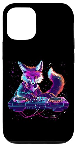 Fox Music DJ Bunte Plattenspieler DJ Fox Techno House Music Hülle für iPhone 12/12 Pro Fox Music DJ Bunte Plattenspieler DJ Fox Techno House Music Hülle für iPhone 12/12 Pro von Turntable DJ Music Animals