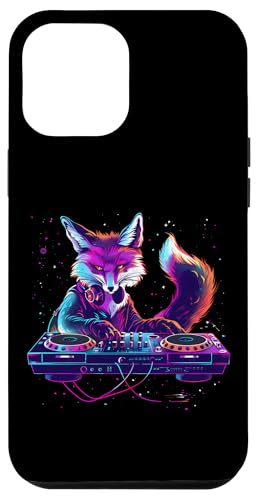 Fox Music DJ Bunte Plattenspieler DJ Fox Techno House Music Hülle für iPhone 12 Pro Max Fox Music DJ Bunte Plattenspieler DJ Fox Techno House Music Hülle für iPhone 12 Pro Max von Turntable DJ Music Animals