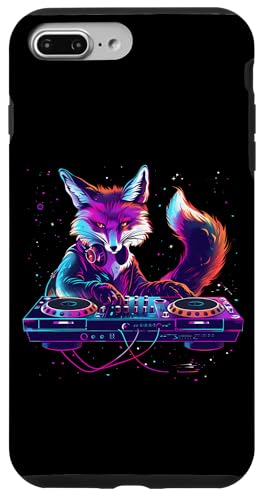 Fox Music DJ Bunte Plattenspieler DJ Fox Techno House Music Hülle für iPhone 7 Plus/8 Plus Fox Music DJ Bunte Plattenspieler DJ Fox Techno House Music Hülle für iPhone 7 Plus/8 Plus von Turntable DJ Music Animals