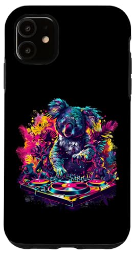 Koala DJ Beatmaker House Music EDM Plattenspieler DJ Koalabär Hülle für iPhone 11 von Turntable DJ Music Animals