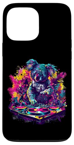 Koala DJ Beatmaker House Music EDM Plattenspieler DJ Koalabär Hülle für iPhone 13 Pro Max von Turntable DJ Music Animals