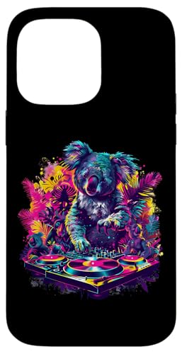 Koala DJ Beatmaker House Music EDM Plattenspieler DJ Koalabär Hülle für iPhone 14 Pro Max Koala DJ Beatmaker House Music EDM Plattenspieler DJ Koalabär Hülle für iPhone 14 Pro Max von Turntable DJ Music Animals