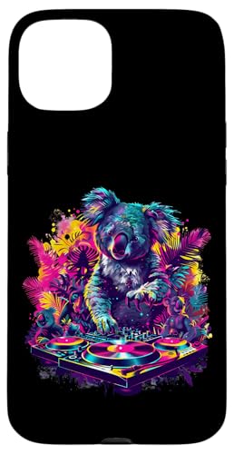 Koala DJ Beatmaker House Music EDM Plattenspieler DJ Koalabär Hülle für iPhone 15 Plus Koala DJ Beatmaker House Music EDM Plattenspieler DJ Koalabär Hülle für iPhone 15 Plus von Turntable DJ Music Animals
