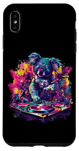 Koala DJ Beatmaker House Music EDM Plattenspieler DJ Koalabär Hülle für iPhone XS Max Koala DJ Beatmaker House Music EDM Plattenspieler DJ Koalabär Hülle für iPhone XS Max von Turntable DJ Music Animals