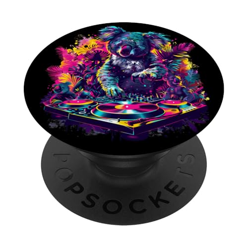 Koala DJ Beatmaker House Music EDM Plattenspieler DJ Koalabär PopSockets Klebender PopGrip Koala DJ Beatmaker House Music EDM Plattenspieler DJ Koalabär PopSockets Klebender PopGrip von Turntable DJ Music Animals