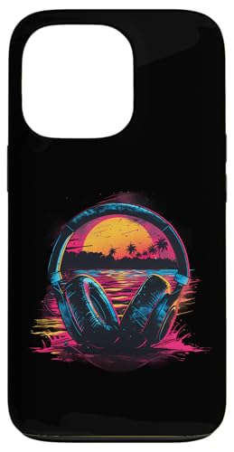 Kopfhörer Musik DJ Artwork House Music Sunset Beatmaker Hülle für iPhone 13 Pro Kopfhörer Musik DJ Artwork House Music Sunset Beatmaker Hülle für iPhone 13 Pro von Turntable DJ Music Animals
