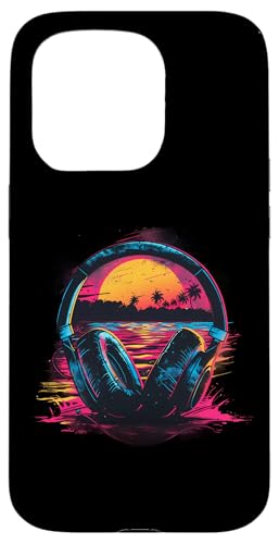 Kopfhörer Musik DJ Artwork House Music Sunset Beatmaker Hülle für iPhone 15 Pro Kopfhörer Musik DJ Artwork House Music Sunset Beatmaker Hülle für iPhone 15 Pro von Turntable DJ Music Animals