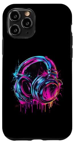 Kopfhörer Musik DJ Musik Kopfhörer Musikliebhaber Splash EDM Hülle für iPhone 11 Pro Kopfhörer Musik DJ Musik Kopfhörer Musikliebhaber Splash EDM Hülle für iPhone 11 Pro von Turntable DJ Music Animals