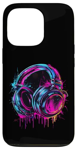 Kopfhörer Musik DJ Musik Kopfhörer Musikliebhaber Splash EDM Hülle für iPhone 13 Pro Kopfhörer Musik DJ Musik Kopfhörer Musikliebhaber Splash EDM Hülle für iPhone 13 Pro von Turntable DJ Music Animals