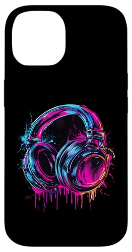 Kopfhörer Musik DJ Musik Kopfhörer Musikliebhaber Splash EDM Hülle für iPhone 14 Kopfhörer Musik DJ Musik Kopfhörer Musikliebhaber Splash EDM Hülle für iPhone 14 von Turntable DJ Music Animals