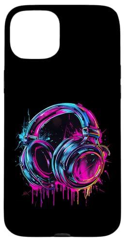 Kopfhörer Musik DJ Musik Kopfhörer Musikliebhaber Splash EDM Hülle für iPhone 15 Plus Kopfhörer Musik DJ Musik Kopfhörer Musikliebhaber Splash EDM Hülle für iPhone 15 Plus von Turntable DJ Music Animals