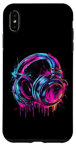 Kopfhörer Musik DJ Musik Kopfhörer Musikliebhaber Splash EDM Hülle für iPhone XS Max Kopfhörer Musik DJ Musik Kopfhörer Musikliebhaber Splash EDM Hülle für iPhone XS Max von Turntable DJ Music Animals
