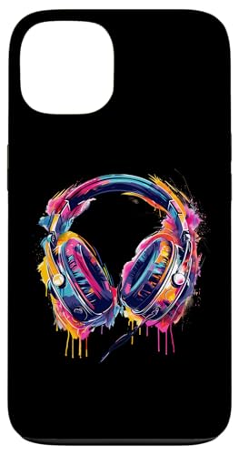 Kopfhörer Musik DJ Splash EDM Beatmaker Techno House Music Hülle für iPhone 13 Kopfhörer Musik DJ Splash EDM Beatmaker Techno House Music Hülle für iPhone 13 von Turntable DJ Music Animals