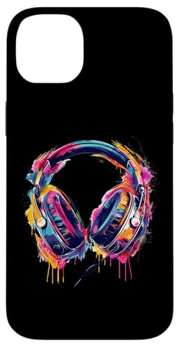 Kopfhörer Musik DJ Splash EDM Beatmaker Techno House Music Hülle für iPhone 14 Plus Kopfhörer Musik DJ Splash EDM Beatmaker Techno House Music Hülle für iPhone 14 Plus von Turntable DJ Music Animals