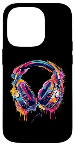 Kopfhörer Musik DJ Splash EDM Beatmaker Techno House Music Hülle für iPhone 14 Pro Kopfhörer Musik DJ Splash EDM Beatmaker Techno House Music Hülle für iPhone 14 Pro von Turntable DJ Music Animals
