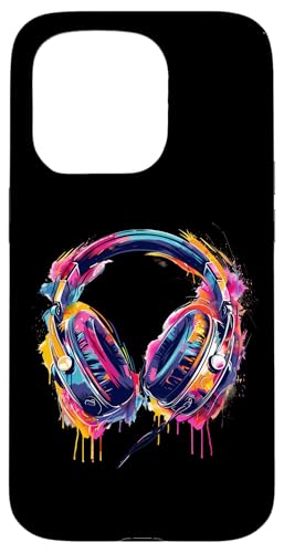 Kopfhörer Musik DJ Splash EDM Beatmaker Techno House Music Hülle für iPhone 15 Pro Kopfhörer Musik DJ Splash EDM Beatmaker Techno House Music Hülle für iPhone 15 Pro von Turntable DJ Music Animals