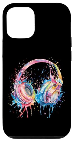 Kopfhörer Musik DJ Splash House Music EDM Beatmaker Techno Hülle für iPhone 12/12 Pro Kopfhörer Musik DJ Splash House Music EDM Beatmaker Techno Hülle für iPhone 12/12 Pro von Turntable DJ Music Animals