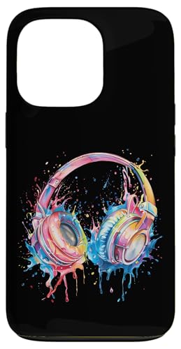 Kopfhörer Musik DJ Splash House Music EDM Beatmaker Techno Hülle für iPhone 13 Pro Kopfhörer Musik DJ Splash House Music EDM Beatmaker Techno Hülle für iPhone 13 Pro von Turntable DJ Music Animals