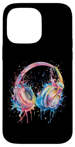 Kopfhörer Musik DJ Splash House Music EDM Beatmaker Techno Hülle für iPhone 14 Pro Max Kopfhörer Musik DJ Splash House Music EDM Beatmaker Techno Hülle für iPhone 14 Pro Max von Turntable DJ Music Animals