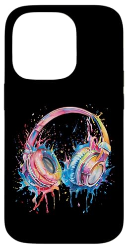 Kopfhörer Musik DJ Splash House Music EDM Beatmaker Techno Hülle für iPhone 14 Pro Kopfhörer Musik DJ Splash House Music EDM Beatmaker Techno Hülle für iPhone 14 Pro von Turntable DJ Music Animals