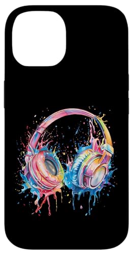 Kopfhörer Musik DJ Splash House Music EDM Beatmaker Techno Hülle für iPhone 14 Kopfhörer Musik DJ Splash House Music EDM Beatmaker Techno Hülle für iPhone 14 von Turntable DJ Music Animals