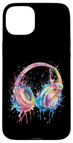 Kopfhörer Musik DJ Splash House Music EDM Beatmaker Techno Hülle für iPhone 15 Plus Kopfhörer Musik DJ Splash House Music EDM Beatmaker Techno Hülle für iPhone 15 Plus von Turntable DJ Music Animals