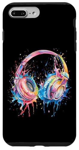 Kopfhörer Musik DJ Splash House Music EDM Beatmaker Techno Hülle für iPhone 7 Plus/8 Plus Kopfhörer Musik DJ Splash House Music EDM Beatmaker Techno Hülle für iPhone 7 Plus/8 Plus von Turntable DJ Music Animals
