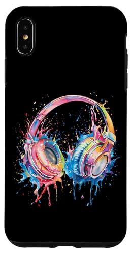 Kopfhörer Musik DJ Splash House Music EDM Beatmaker Techno Hülle für iPhone XS Max Kopfhörer Musik DJ Splash House Music EDM Beatmaker Techno Hülle für iPhone XS Max von Turntable DJ Music Animals