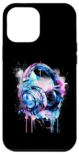 Kopfhörer Musik DJ Splash Musik Kopfhörer House Dance Club Hülle für iPhone 12 Pro Max Kopfhörer Musik DJ Splash Musik Kopfhörer House Dance Club Hülle für iPhone 12 Pro Max von Turntable DJ Music Animals