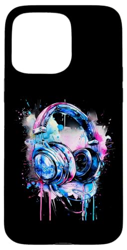 Kopfhörer Musik DJ Splash Musik Kopfhörer House Dance Club Hülle für iPhone 15 Pro Max Kopfhörer Musik DJ Splash Musik Kopfhörer House Dance Club Hülle für iPhone 15 Pro Max von Turntable DJ Music Animals