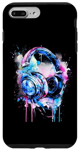 Kopfhörer Musik DJ Splash Musik Kopfhörer House Dance Club Hülle für iPhone 7 Plus/8 Plus Kopfhörer Musik DJ Splash Musik Kopfhörer House Dance Club Hülle für iPhone 7 Plus/8 Plus von Turntable DJ Music Animals