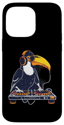 Toucan DJ Plattenspieler DJ Toucan Techno Beatmaker House Music Hülle für iPhone 14 Pro Max von Turntable DJ Music Animals