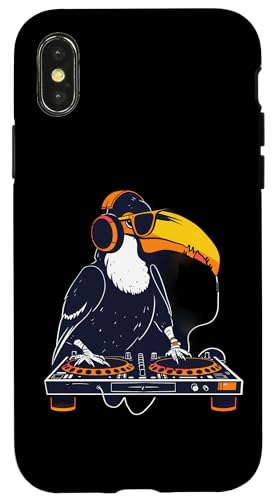 Toucan DJ Plattenspieler DJ Toucan Techno Beatmaker House Music Hülle für iPhone X/XS Toucan DJ Plattenspieler DJ Toucan Techno Beatmaker House Music Hülle für iPhone X/XS von Turntable DJ Music Animals