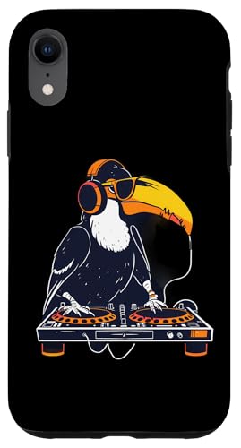 Toucan DJ Plattenspieler DJ Toucan Techno Beatmaker House Music Hülle für iPhone XR von Turntable DJ Music Animals