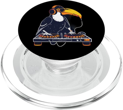Toucan DJ Plattenspieler DJ Toucan Techno Beatmaker House Music PopSockets PopGrip für MagSafe Toucan DJ Plattenspieler DJ Toucan Techno Beatmaker House Music PopSockets PopGrip für MagSafe von Turntable DJ Music Animals