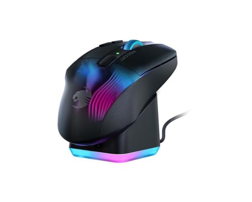 Roccat Kone XP Air – kabellose Gaming-Maus mit optischem Sensor mit 19.000 DPI, AIMO RGB-Beleuchtung, 4D-Mausrad, schwarz Roccat Kone XP Air – kabellose Gaming-Maus mit optischem Sensor mit 19.000 DPI, AIMO RGB-Beleuchtung, 4D-Mausrad, schwarz von Turtle Beach