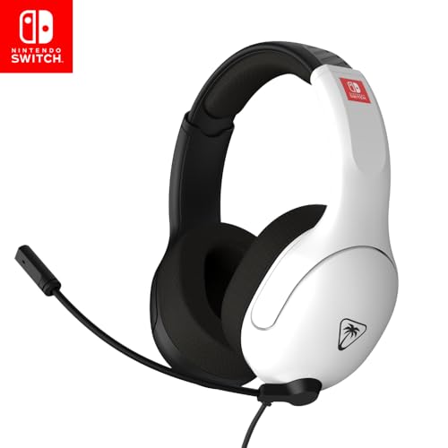 Turtle Beach Airlite Fit Schwarz und Weiß Wired Gaming Headset Offiziell Lizenziert für Nintendo Switch, Lite und OLED – Flip-to-Mute Mic, Over-Ear Premium Komfort Turtle Beach Airlite Fit Schwarz und Weiß Wired Gaming Headset Offiziell Lizenziert für Nintendo Switch, Lite und OLED – Flip-to-Mute Mic, Over-Ear Premium Komfort von Turtle Beach