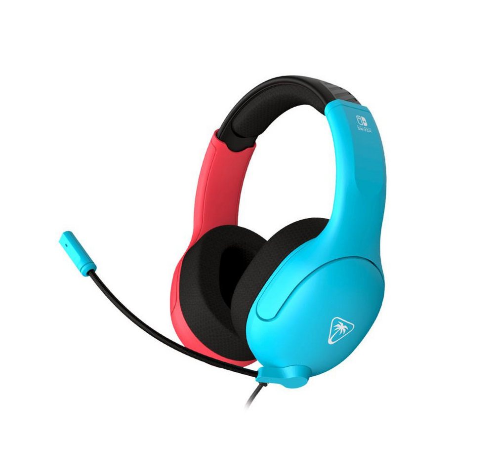Turtle Beach Airlite Fit Wired Gaming Headset Neonblau und Rot Gaming-Headset von Turtle Beach