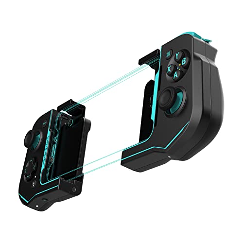Turtle Beach Atom Mobil-Gaming-Controller Für Android 8.0+ Geräte mit Bluetooth – Schwarz/Cyan-Blau von Turtle Beach