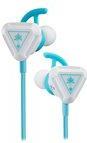Turtle Beach Battle Buds In-Ear Gaming Headset - Weiß/Blaugrün (Multiplattform) In-Ear Gaming-HeadsetKristallklarer Chat Leicht und komfortabelHochwertige 10-mm-LautsprecherUniverselle Kompatibilit&aumlt (TBS-4003-02) von Turtle Beach