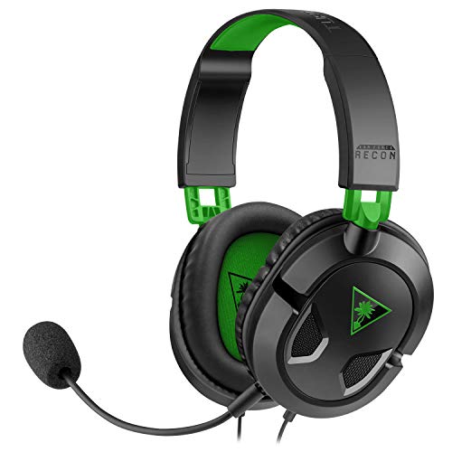 Turtle Beach Ear Force Recon 50X Binaural Kopfhörer Schwarz, Grün – Kopfhörer (PC/Spiele, Binaural, Kopfband, Xbox One, Playstation 4, PC, Mac, kabelgebunden) (TBS-2303-02) von Turtle Beach